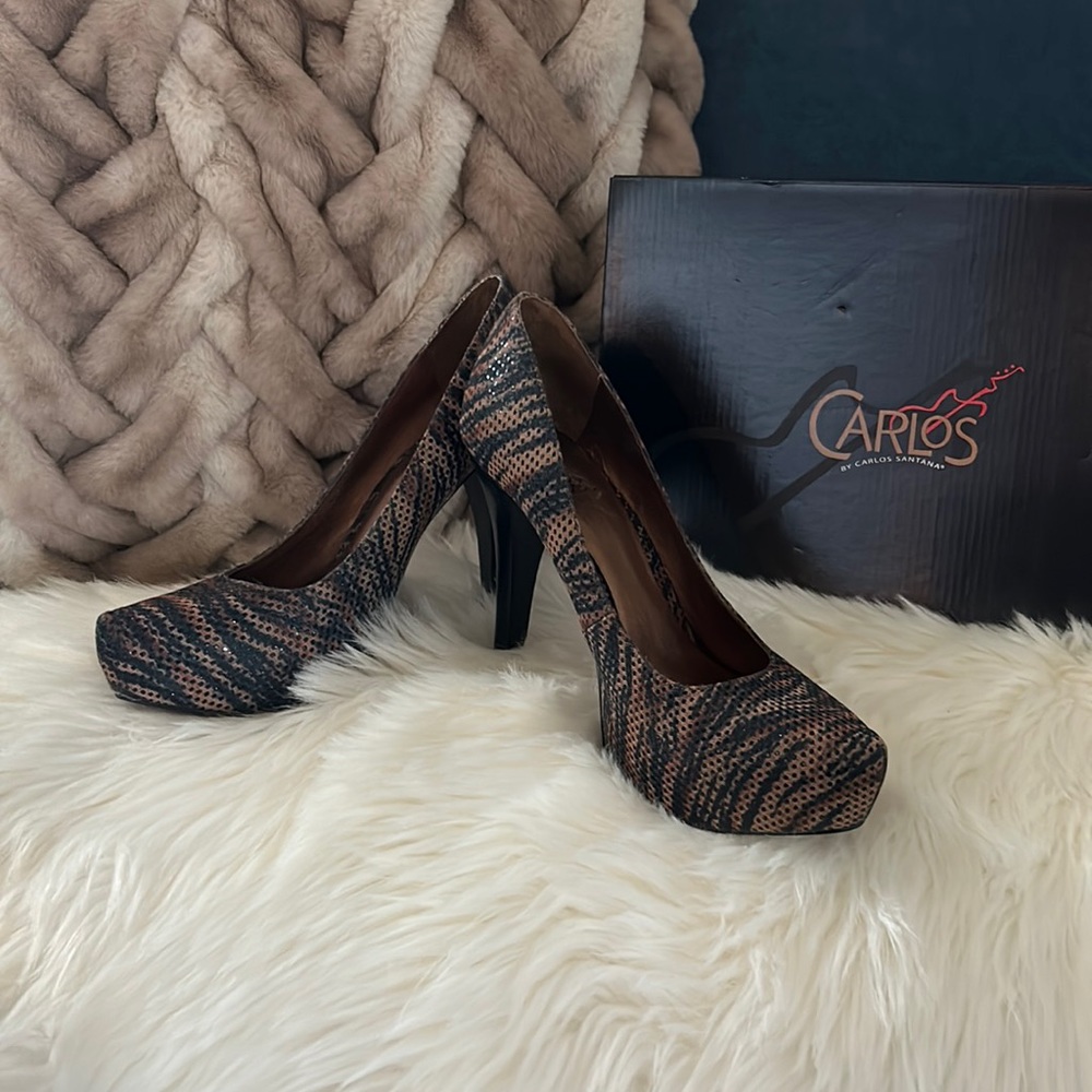 Carlos by Carlos Santana privilege-leopard heels